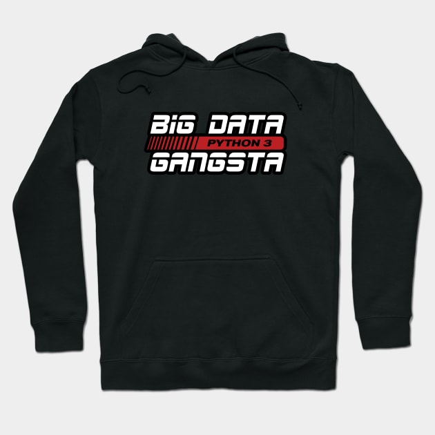 Big Data Gangsta Hoodie by Peachy T-Shirts